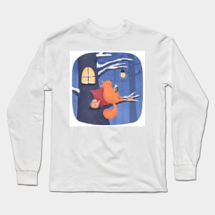 Little squirrel took a moment Long Sleeve T-Shirt